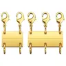 Necklace Layering Clasp 18K Gold Necklace Separator for Layering Magnetic Multiple Necklace Clasps and Closures for Women Necklace