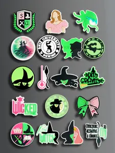 18-Piece Witch Design Set, Unique Creative DIY Decorations for Shoes, Bags, Bracelets, Perfect for Parties and Gifts