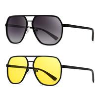 Black/Gradient Gray+Black/Yellow Night Lens