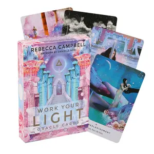 Work Your Light Oracle Cards - Activate Your Cosmic Purpose Deck by Rebecca Campbell, Dedicated Deck Card Game for Toys & Hobbies