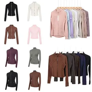 Define Jacket - Zip-Up Breathable Elasticity Gym - Women's Workout Zip-Up Jacket - Casual Activewear for Fitness & Athleisure Trend