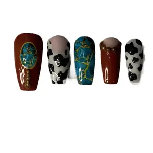 Cowgirl Cowboy Themed Press On Nails for Nail Art and Care - Nail Care