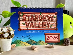 Calendar 2026 - Stardew Valley Fan Made Wall Calendar HG