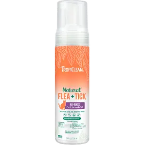 TropiClean Natural Flea + Tick Waterless Shampoo for Cats TropiClean Natural Flea + Tick Waterless Shampoo for Cats