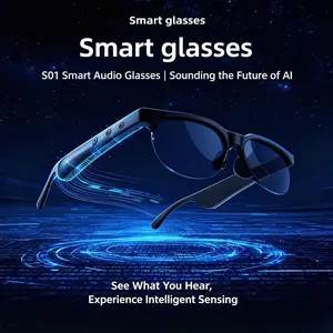 Universal Smart Eyewear, Supports Wireless Calling, Music, Clear HD Lenses, Touch Operation, Works with iOS & Android