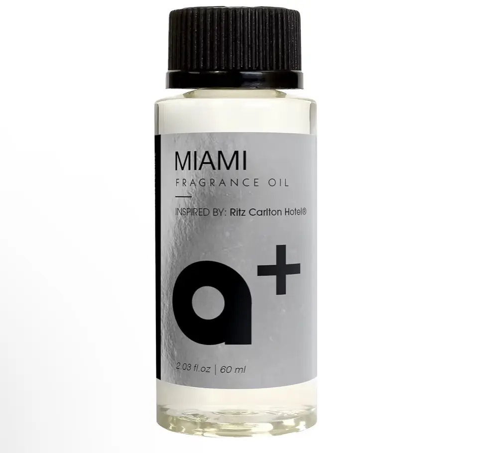 Aromar+ Fragrance Oil – Amsterdam-Inspired by Luxury Hotel Scent Experience with Leather, Woody Spice – for Waterless Diffusers – Long-Lasting Aroma – 60mL