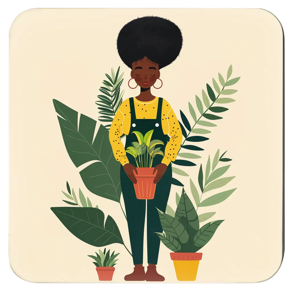Rooted & Radiant – Plant Lover Coaster Set