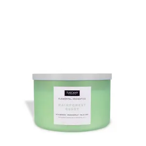 Rainforest Reset Scented Jar Candle (15 oz) – Elemental Aromatics Collection