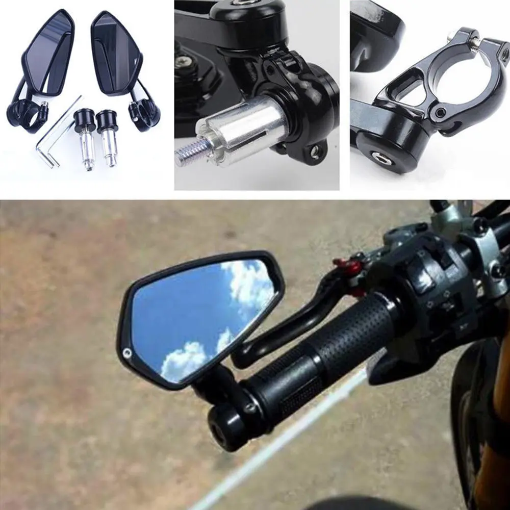 Rear view mirror modified motorcycle hand mirror