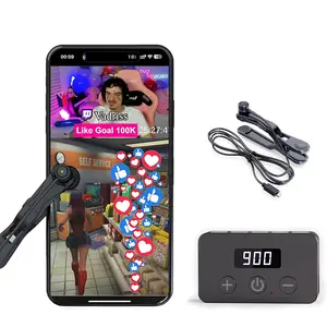 Auto Clicker, Adjustable Click Speed, Max 50 Clicks Per Second, Connect Up to 5 Click Heads | Ideal for Gaming, Live Broadcasts Likes,  (Auto Clicker*1 + Click *1)