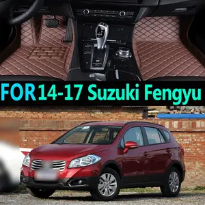 For 2014-2017 Suzuki Swift Sport Custom-Fit Full Coverage Car Floor Mats Easy-Clean Carpet-Style Floor Mats