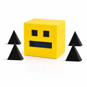 Geometry Dash player with 4 spikes