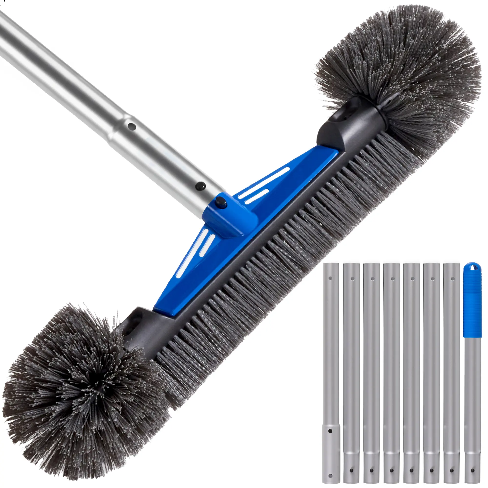 Best Choice Products 20 Heavy-Duty Pool Brush Head with Reinforced Aluminum Bracket – Wall & Floor Cleaner"