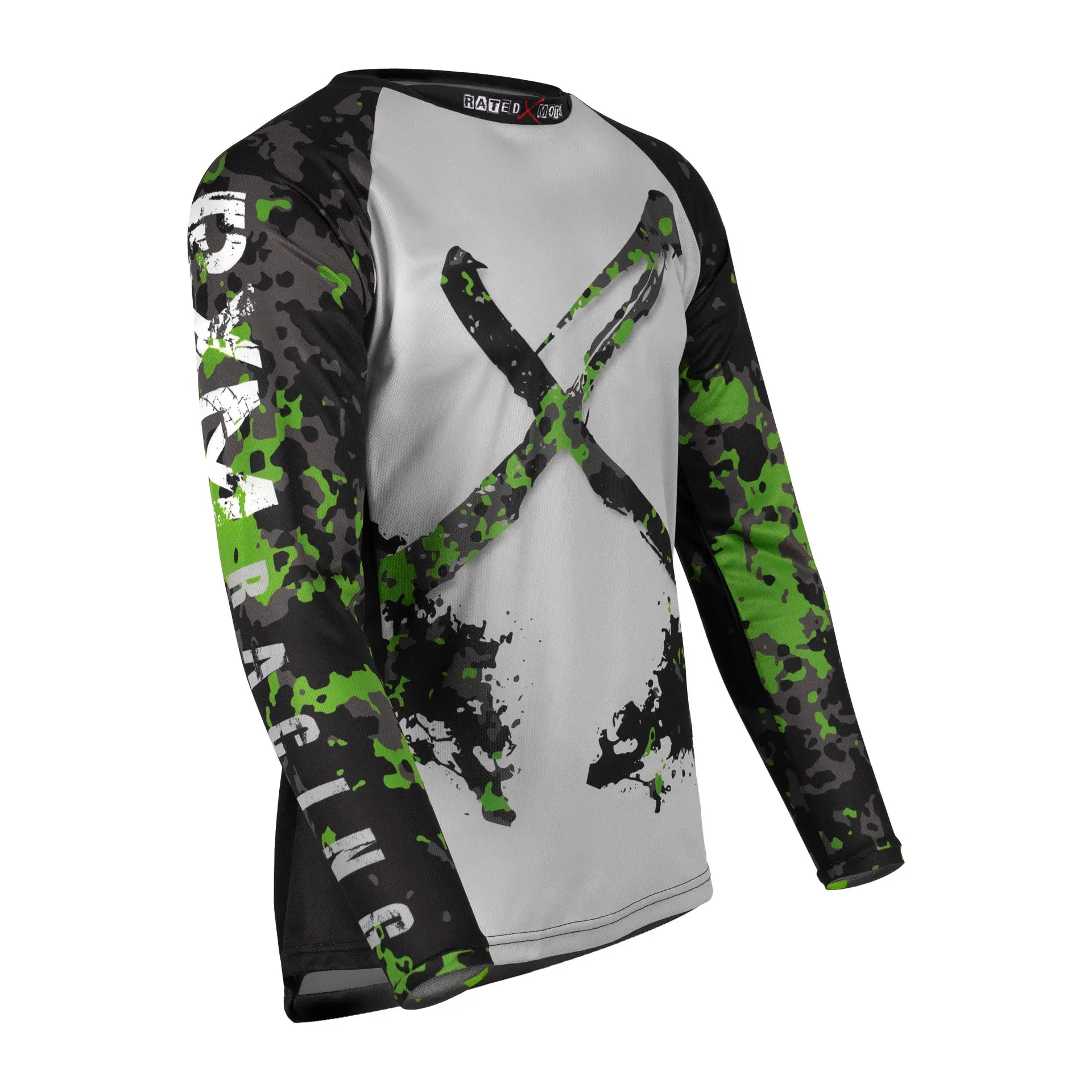 Pro X Green Camo Motocross Jersey