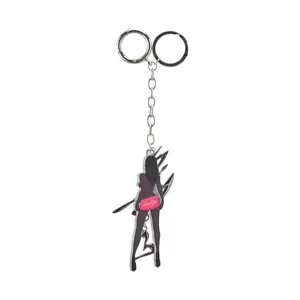 BLARE KEYCHAIN - BRUNETTE