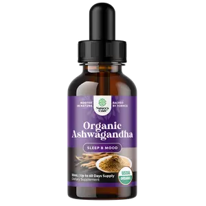 Nature's Craft Organic Ashwagandha Drops - Ashwagandha Root Extract for Stress and Mood Support