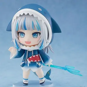 Anime Hololive Gawr Gura 1688 cute girl  Articulated Figure Model Toys Christmas Gift 10cm