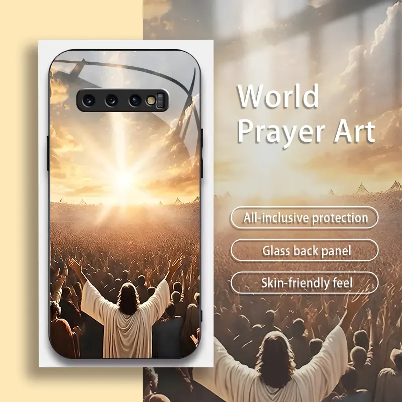 Suitable for [Galaxy S10] Personalized art creative business high-end anti-drop glass mobile phone case affordable anti-drop anti-fingerprint 995