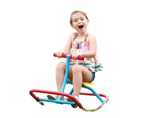 PLATPORTS Kids Indoor Single Rocking Seesaw, Safety-Stable Wide Base Rocker for Ages 3 4 5 6, Supports Balance, Coordination & Motor Skill Development