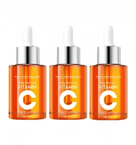 [BUY 1 GET 2 FREE] 5x Vitamin C Face Serum Korean Vitamin C Face TonerSerum 5 En 1 Moisturizing & Nourishing Serum 30ml for Comprehensive Skincare 3PCS