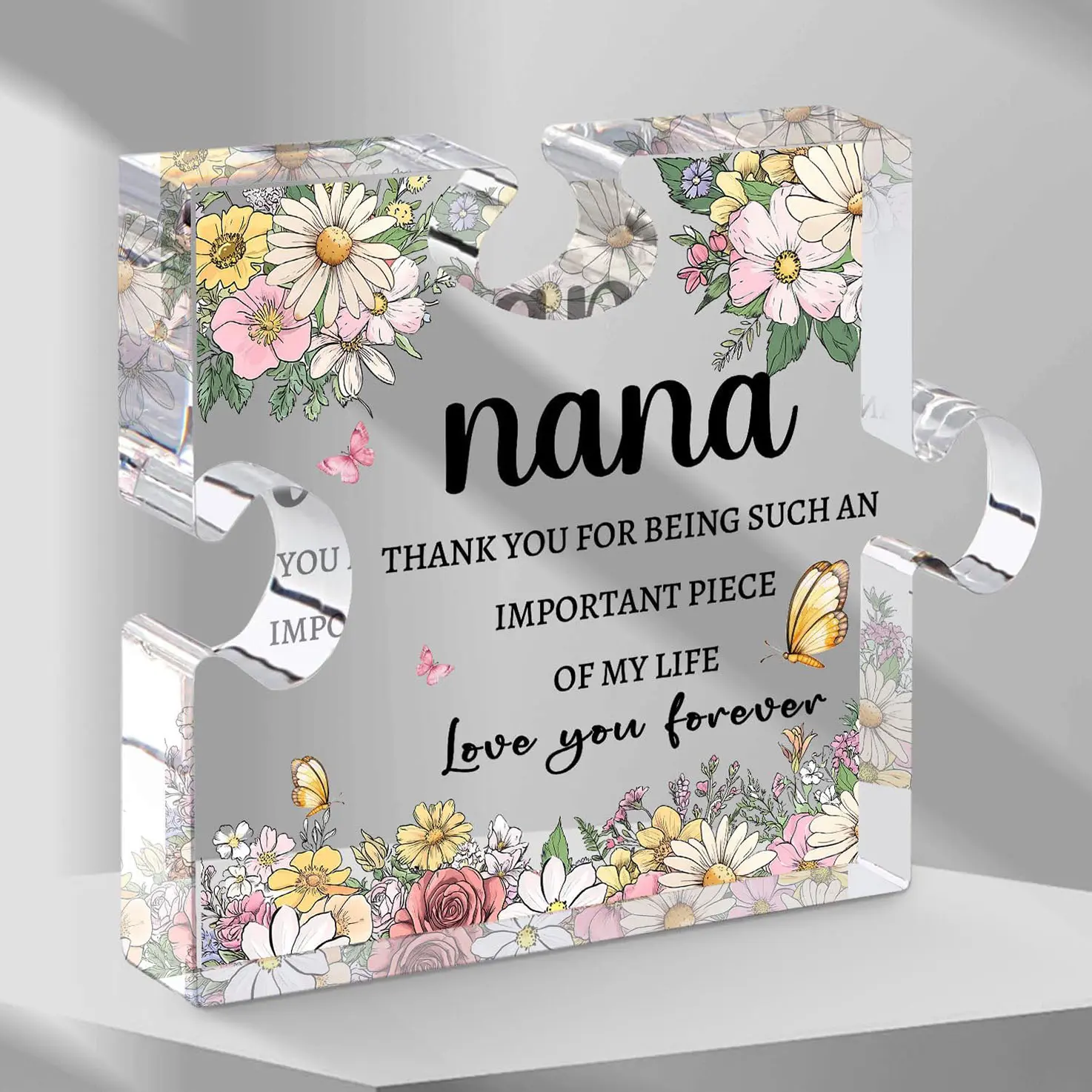 Nana Gifts from Grandkids Nana Plaque Mothers Day Gift for Nana Grandmother Birthday Gifts Grandma Christmas Gifts