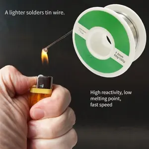 High Purity Rosin Flux Solder Wire, Portable Lighter Welding Material, Stainless Steel/metal Multi-Function Solder Wire, Home Use