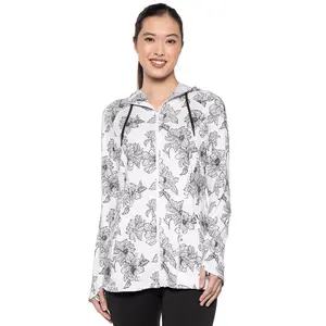 Women's Astir Full-Zip Jacket | White/Black Perfect Peony