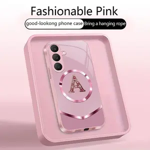 Suitable for [Galaxy S25 Fe] high-end MagSafe phone case，Features a magnetic attachment function, premium design that is both practical and affordable—choose from all 26 letters.YM99