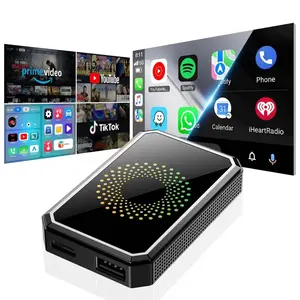 Screen Mirroring Adapter for Car, Supports Netflix Youtube Tiktok Google Play, 3-In-1 Wireless Adapter, Compatible with Original Carplay Vehicles