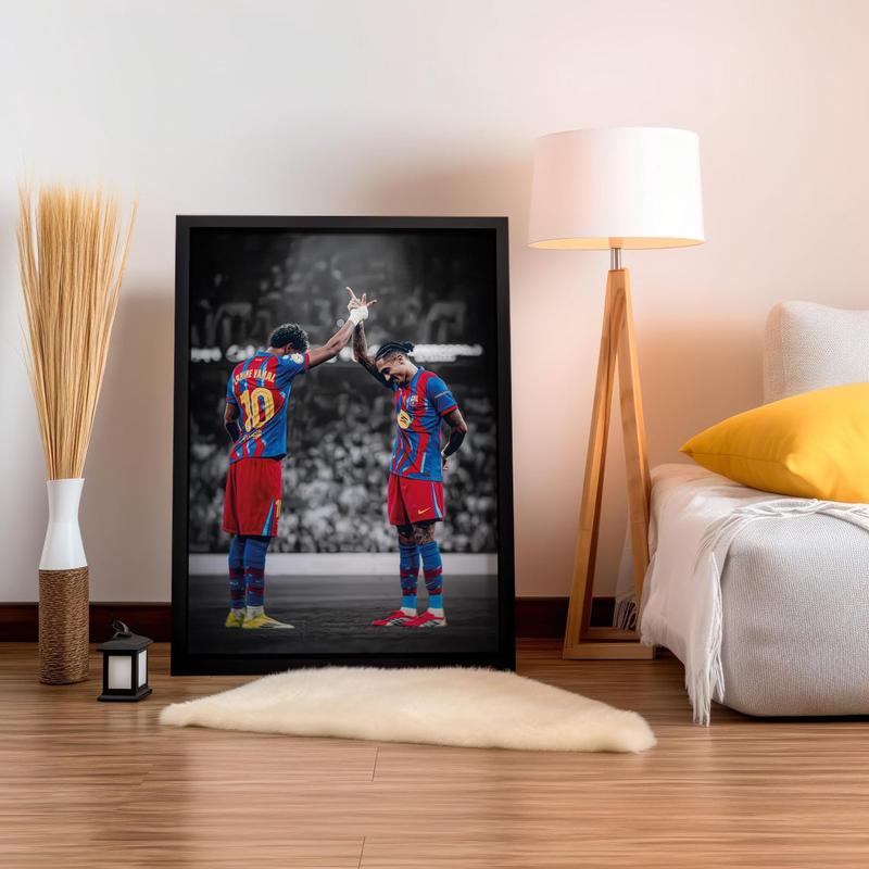 Raphinha Poster Lamine Yamal Poster Signed Football Poster( Unframed - Print Only )