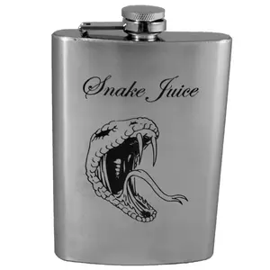 8oz Snake Juice Flask L1