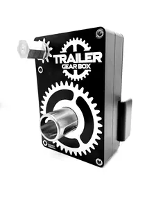 Aluminum Multi-mount Trailer Gearbox cordless-drill operated gearbox, multi trailer, made in America, premium product