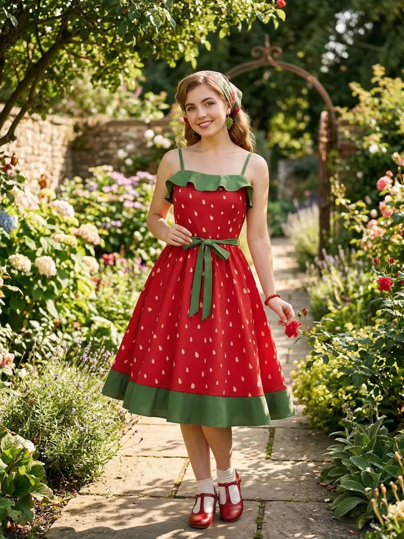 marzia strawberry dress - TikTok Shop marzia strawberry dress - TikTok Shop
