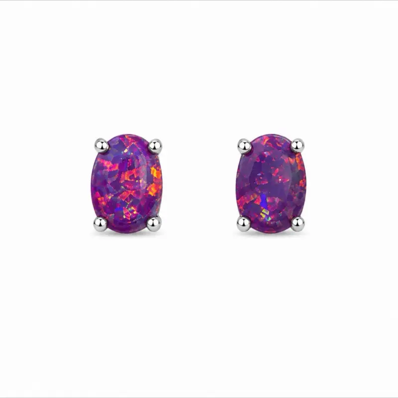 Black and red fire opal