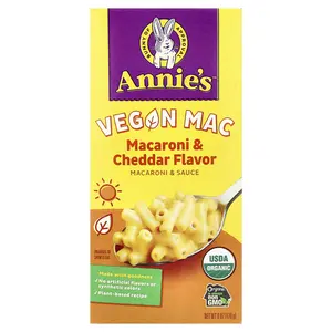 Annie's Homegrown Vegan Mac, Macaroni & Cheddar, 6 oz (170 g)