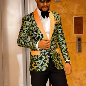 Men Tails Slim Fit Tailcoat Sequin Dress Coat Swallowtail Dinner Party Wedding Blazer Suit Jacket