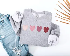 Valentine Heart Sweatshirt, Cute Valentine Sweatshirts, Valentine Sweatshirts, Vintage Valentine Sweatshirt, Valentine Pullover