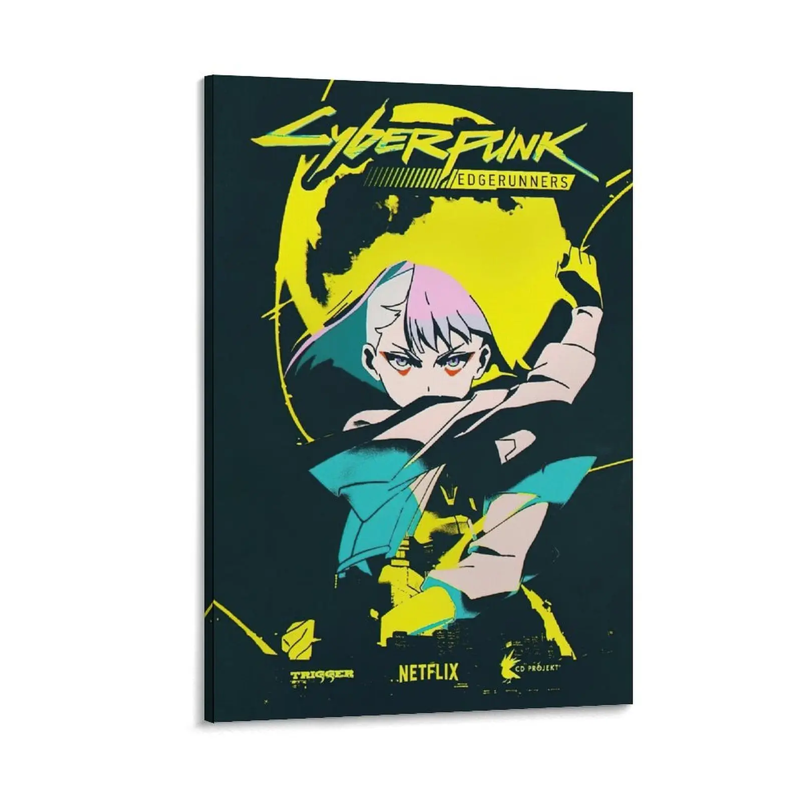 Cyberpunk Edgerunners 5-Piece Poster Collection, Canvas Wall Art for Bedroom, Living Room, And Modern Home Decor Poster Canvas Wall Art For Bedroom Decor Bar Office Room Decor Gift