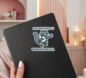 Funny Raccoon Stickers- Vintage Raccoon Meme Sticker- Unhinged Feral Sticker- Raccoon Sticker -Funny Meme Sticker