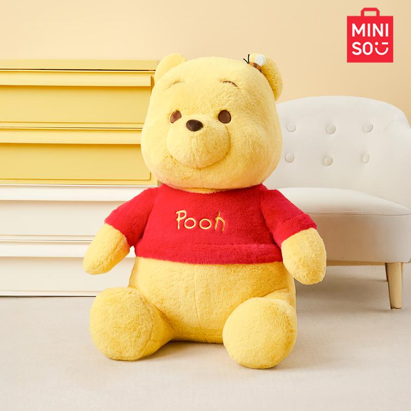 【Holiday Gift】Disney Winnie the Pooh Basic Series Sitting Plush Doll 31.5inch/19.69inch, Adorable Classic Character Stuffed Toy, Suitable Gift for Women & Fans, Holiday & Holiday Haul & New Year