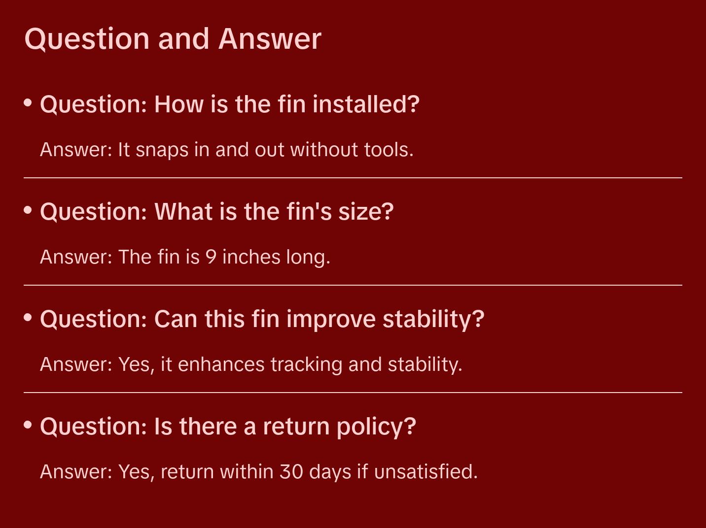 9" Aquamar Universal Paddle Board Fin - Detachable Reinforced Fiberglass- Stand Up Paddleboard Fin Replacement, Quick Release Longboard Center Inflatable Paddle Board Fin, No-Tool Installation, Improves Stability - Ideal for Beginners and Pros 9" Aquamar Universal Paddle Board Fin - Detachable Reinforced Fiberglass- Stand Up Paddleboard Fin Replacement, Quick Release Longboard Center Inflatable Paddle Board Fin, No-Tool Installation, Improves Stability - Ideal for Beginners and Pros