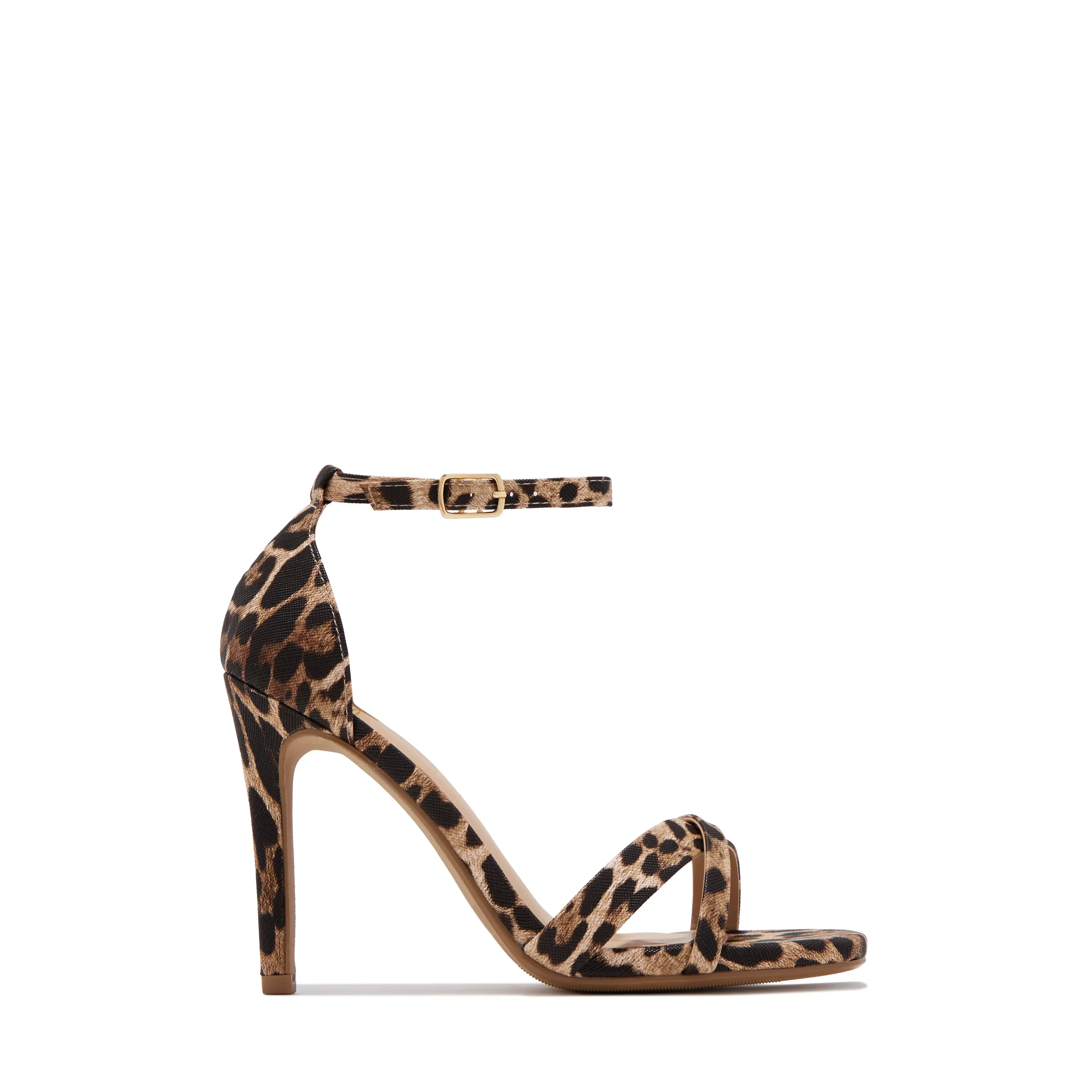 Khloe Single Sole Heels - Leopard
