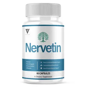 Nervetin Nootropic Supplement, Nervetin Maximum Strength (60 Capsules)