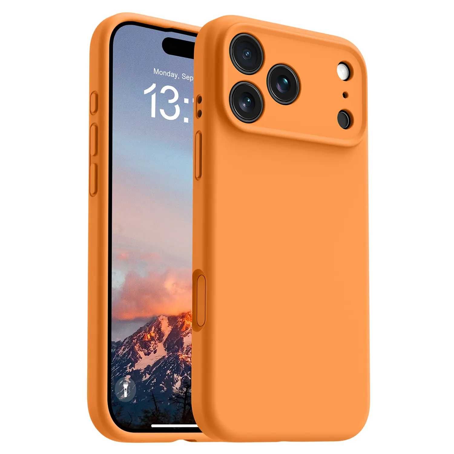 Case for iPhone 17 Pro Max,Compatible, Liquid Silicone Phone Case, Integrated Camera Control Button, Anti-Scratch Soft Microfiber Lining Protector, Slim Fit, Shockproof, Non-Slip Grip