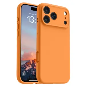 OTOFLY Magnetic Case for iPhone 17 Pro Max, MagSafe Compatible, Liquid Silicone Phone Case, Integrated Camera Control Button, Anti-Scratch Soft Microfiber Lining Protector, Slim Fit, Shockproof, Non-Slip Grip, Supports Wireless Charging