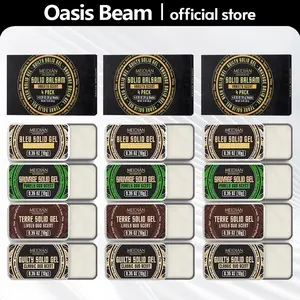 【BUY 1 GET 2 FREE】Men's Solid Cologne Set Natural Fragrance Cream Alcohol-Free Lasting Scent Portable Perfume for Travel Ideal Gift for Birthdays & Holidays