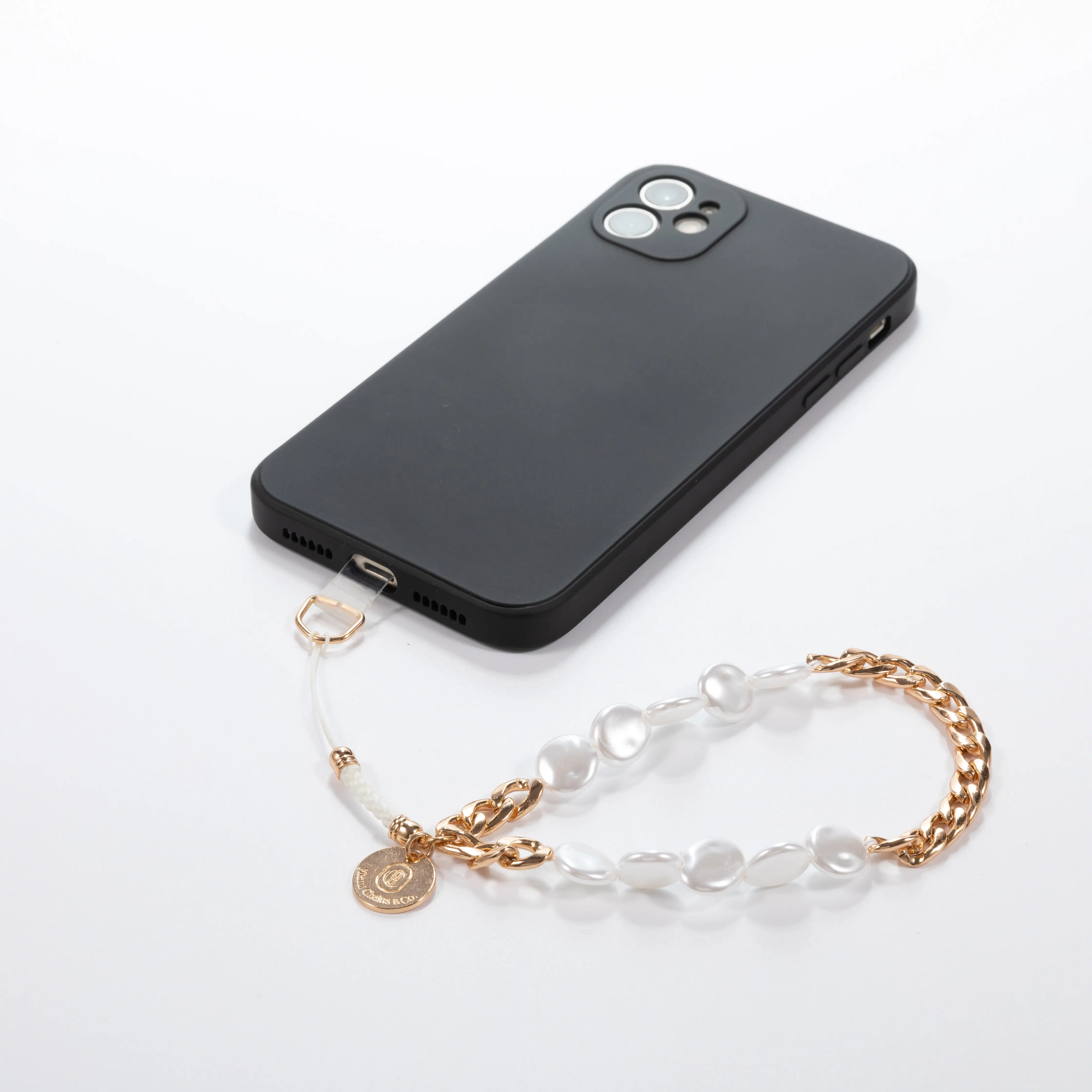 Crown Jewels Gold Phone Charm