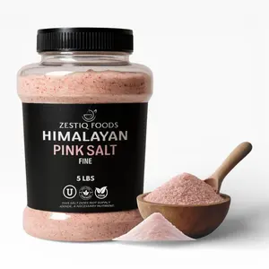 ZF HIMALAYAN PINK SALT FINE GRAIN 5LB JAR