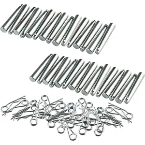 30 Sets Conical Coupler Pins with R-Clip, Stage Lights Truss Replace Accessories