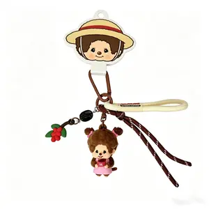 Monchhichi Coffee Farm Series Flocked Pendant for Men & Women